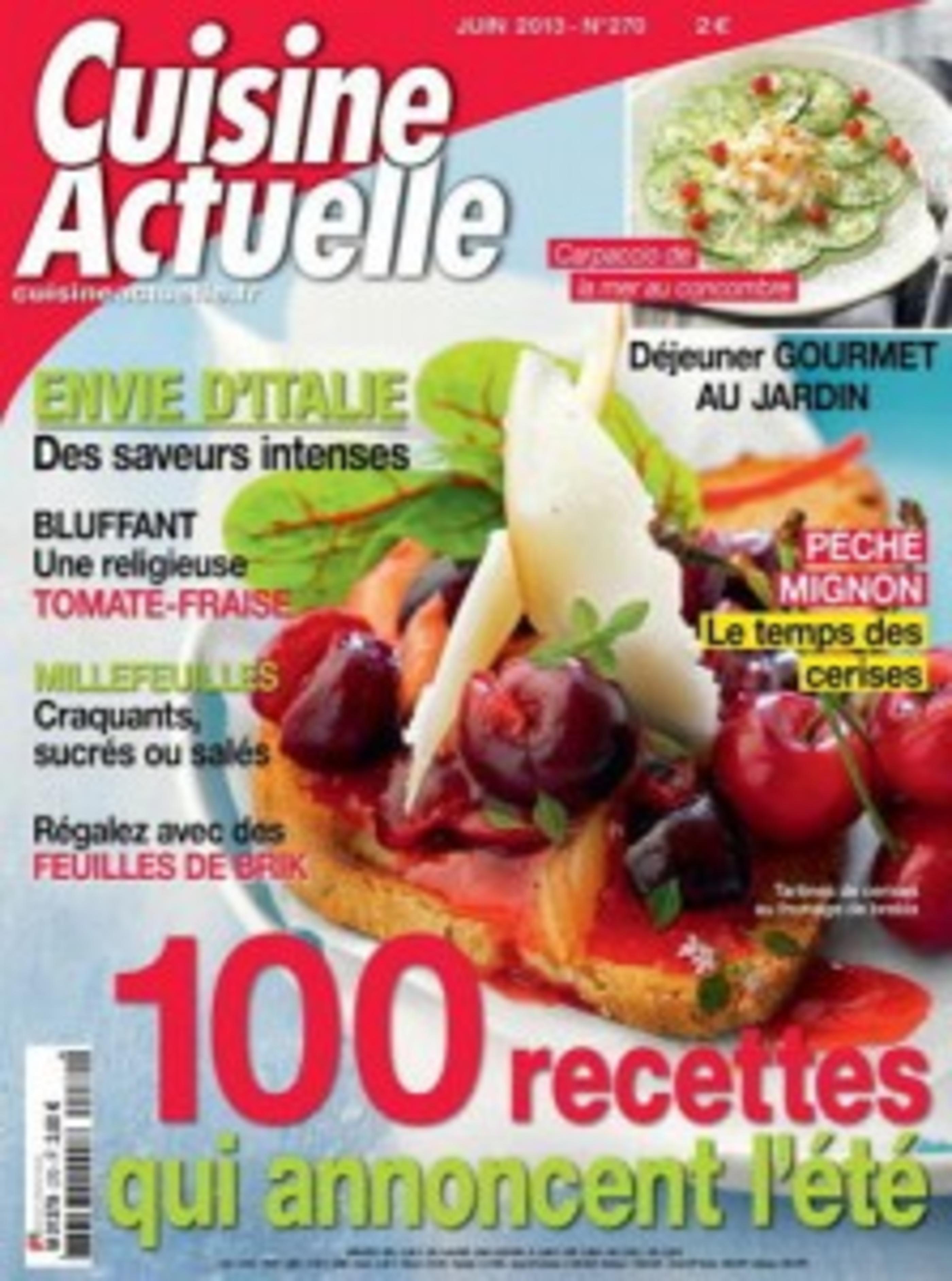 Cuisine Actuelle Juin 2013