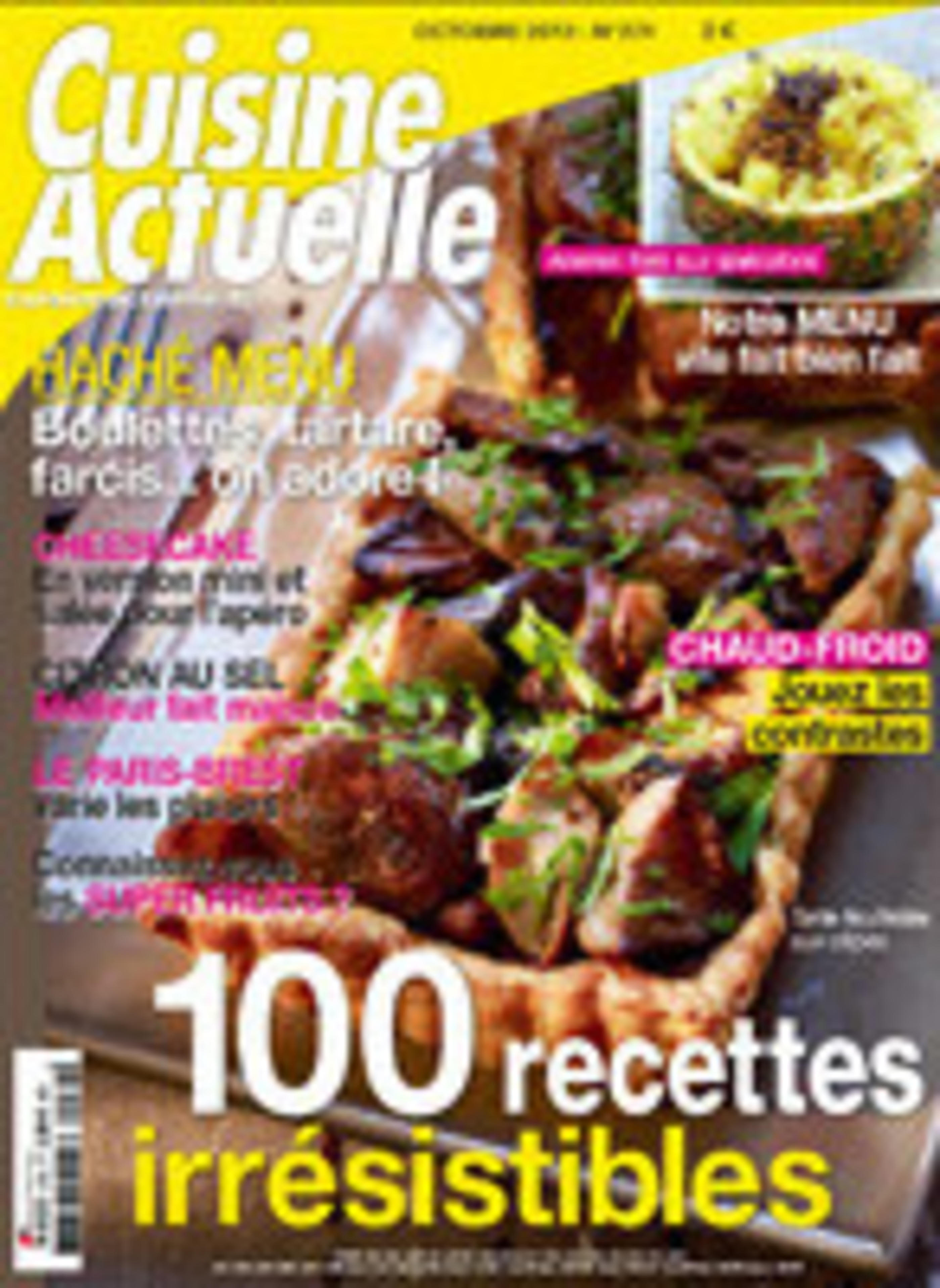 Cuisine Actuelle Octobre 2013