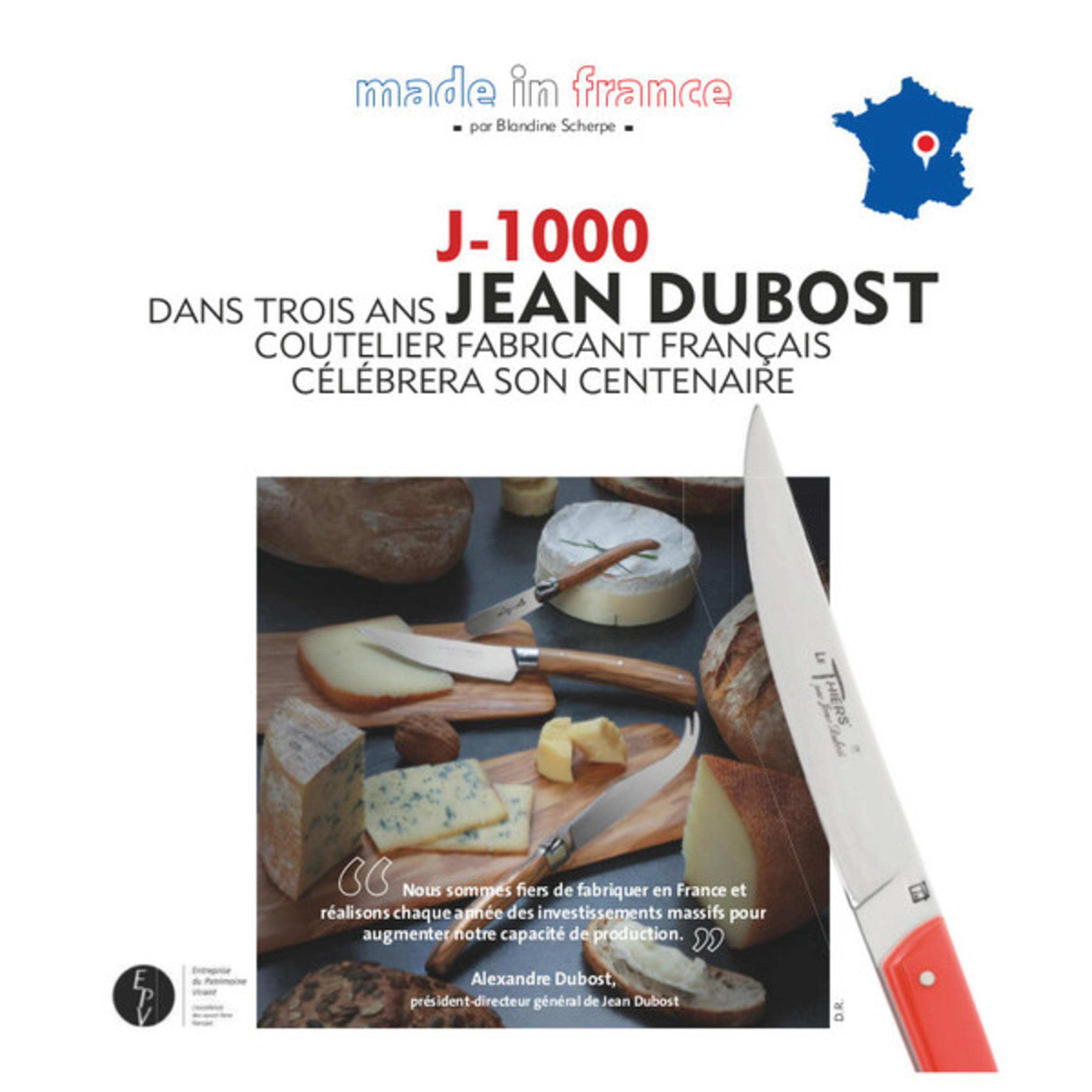 Jean Dubost coutellerie française d'excellence, Home Fashion News, Mai 2017