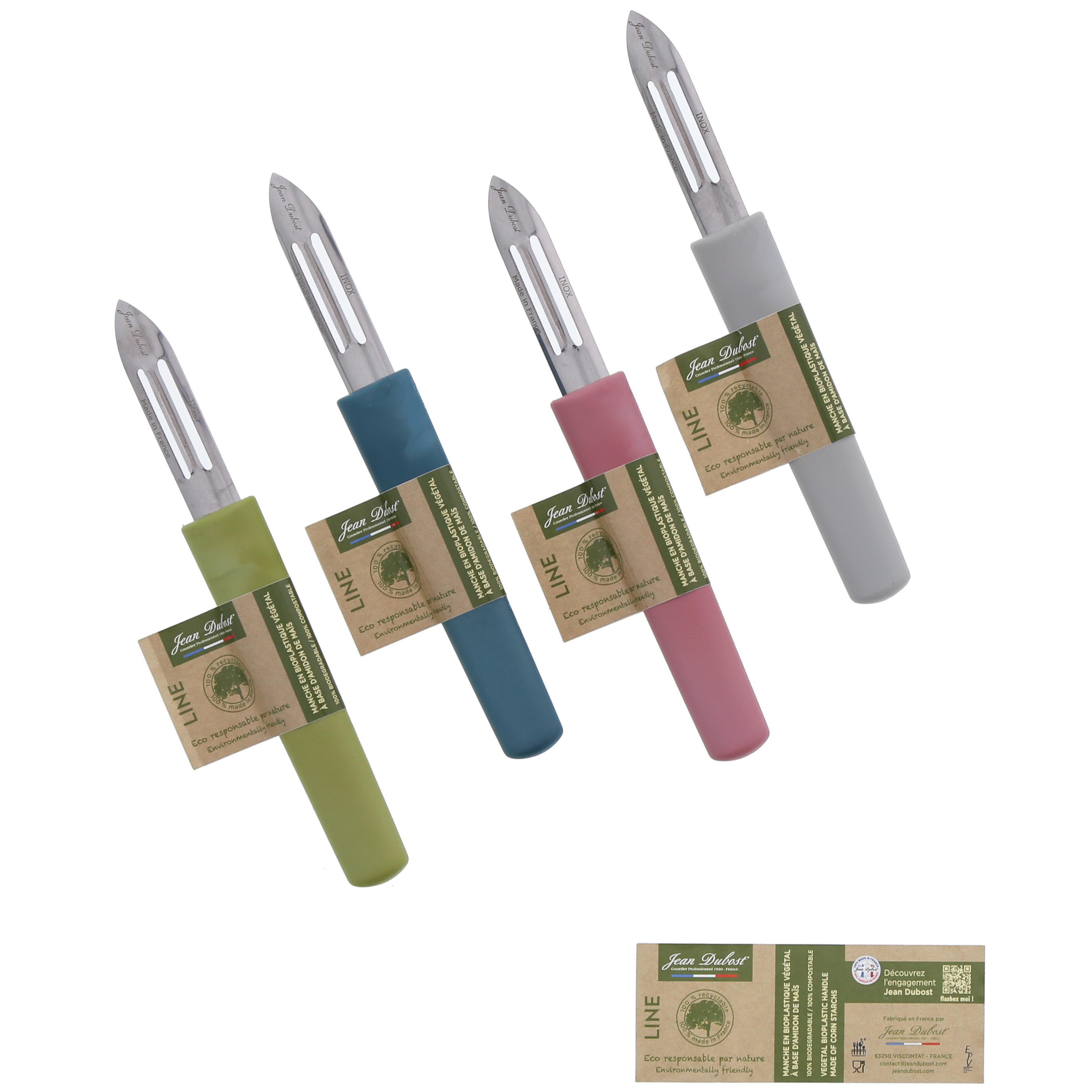 jean dubost Couteau éplucheur Jean Dubost gamme Line ecoresponsable fabrication francaise