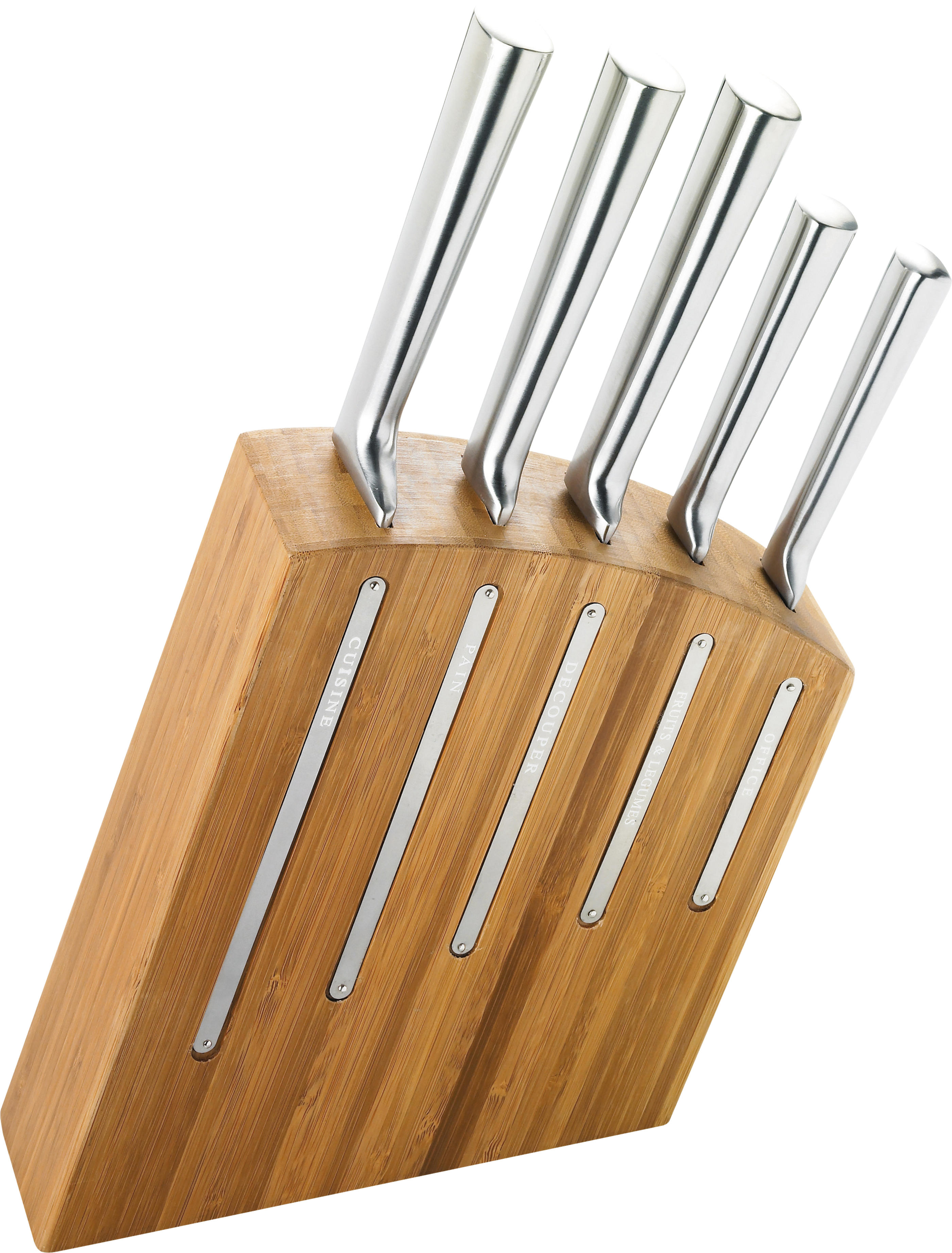 jean dubost Bloc bambou 5 couteaux cuisine Kimono Jean Dubost