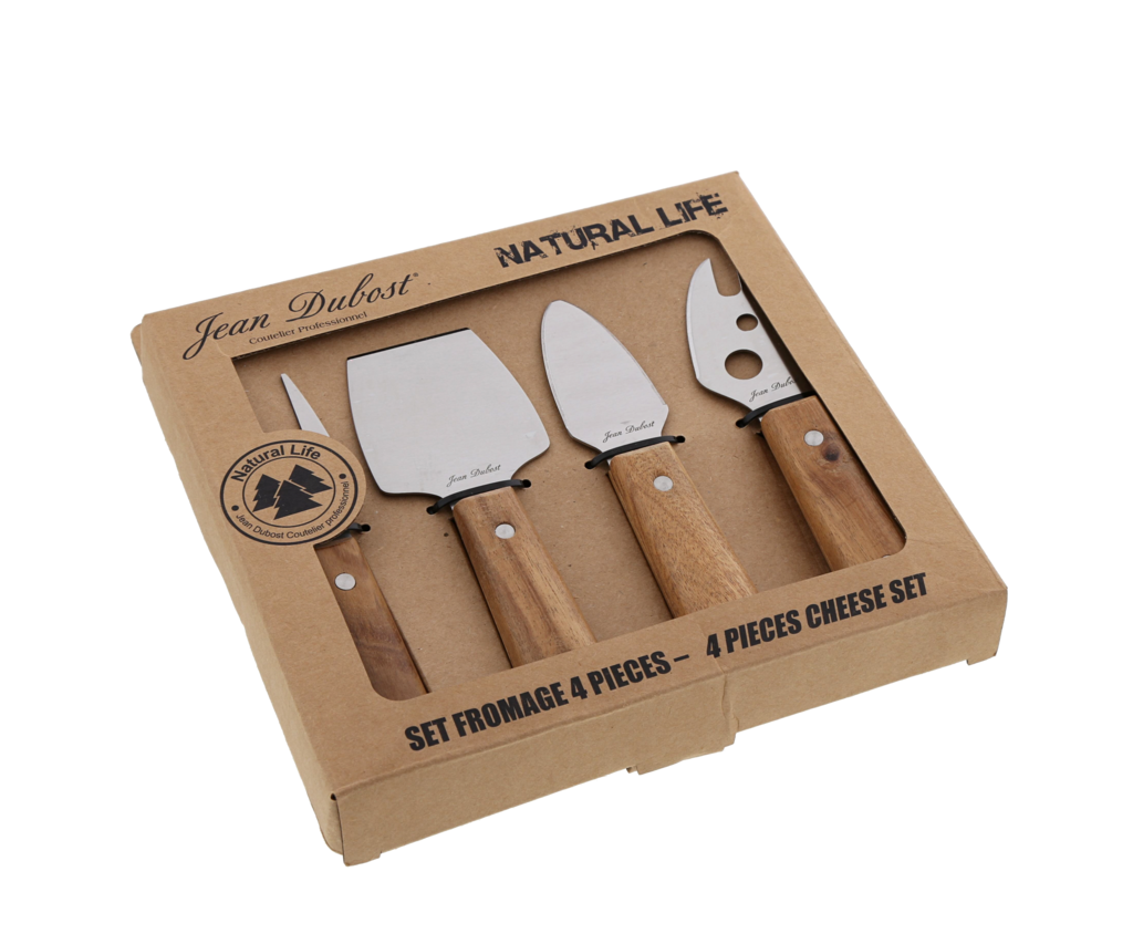 Coffret set barbecue 4 pièces chêne PEFC Pradel Jean Dubost