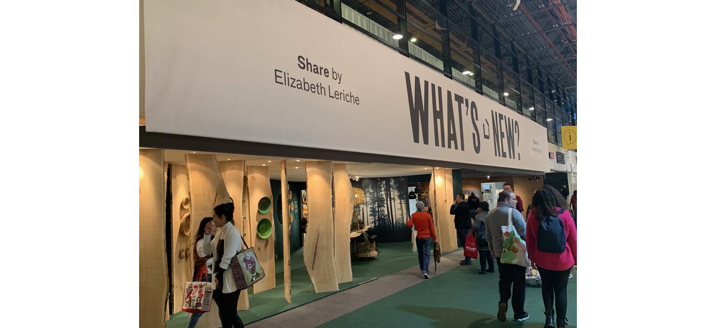 Salon Maison et Objet Paris Janvier 2020, espace tendance What's New Share par Elizabeth Leriche