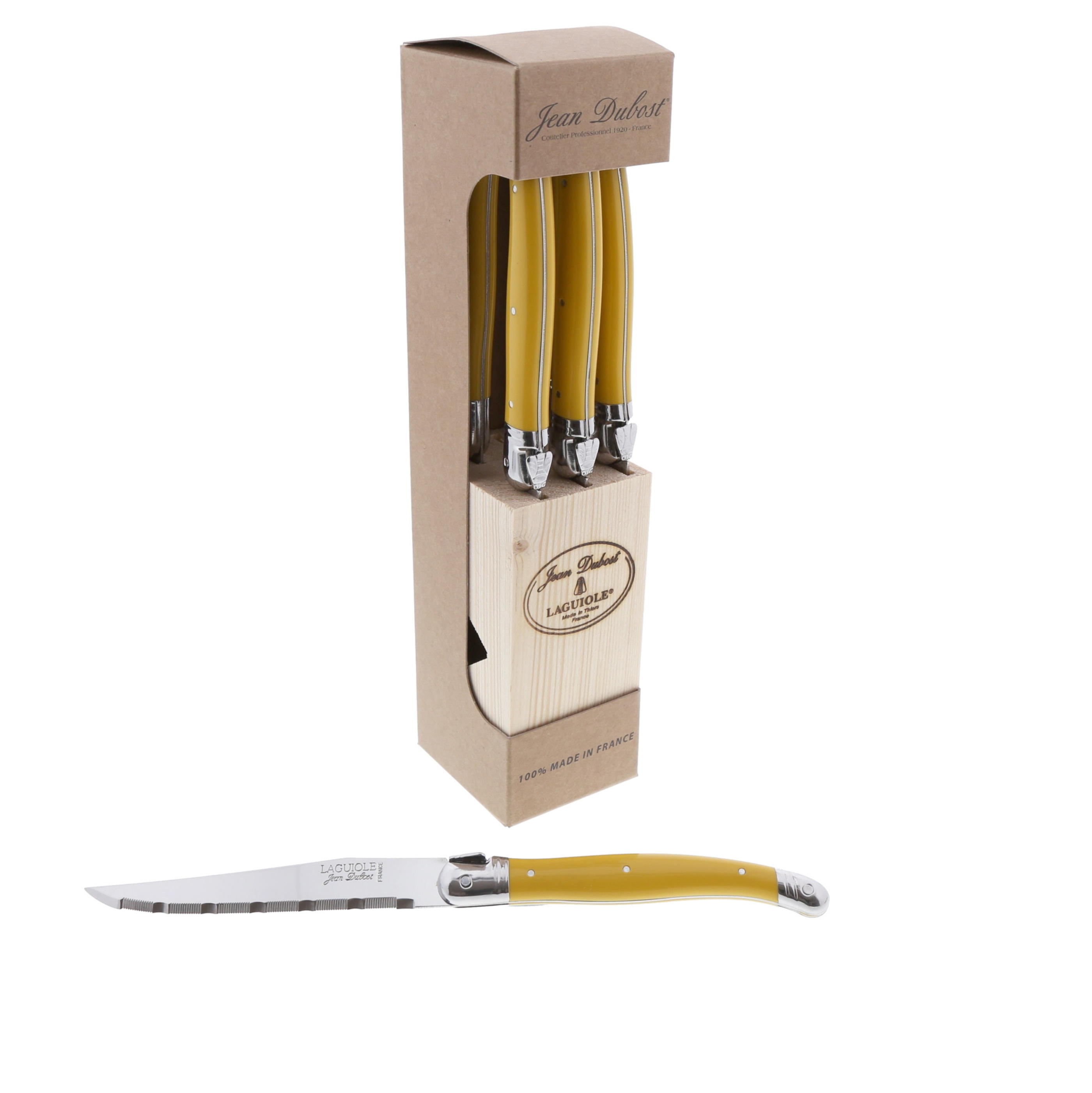 Couteaux de table Le Thiers ® en inox avec décor