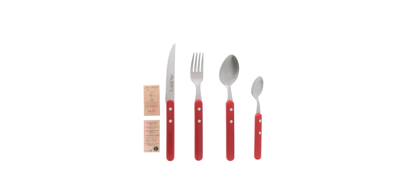 Coffret de 4 couverts de table bistrot