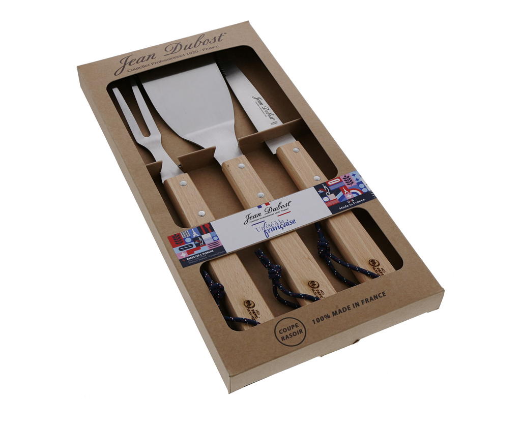 Jean Dubost coffret ustensiles barbecue un ete a la francaise made in France