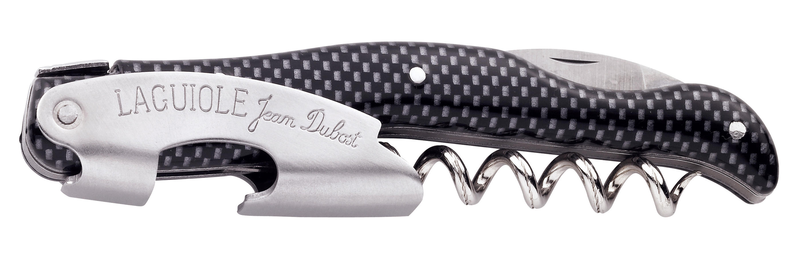jean dubost Tire-bouchons sommelier Millésime ® Laguiole décor façon carbone