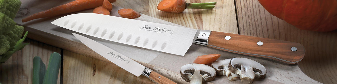 Comment utiliser un couteau santoku, par Jean Dubost Pradel coutelier  professionel